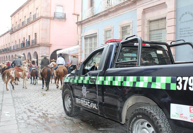 DAN A CONOCER OPERATIVO VIAL, EL DOMINGO 23, POR LA CABALGATA TOMA DE ZACATECAS