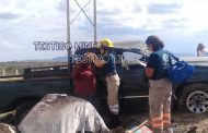3 HERIDOS EN VOLCADURA