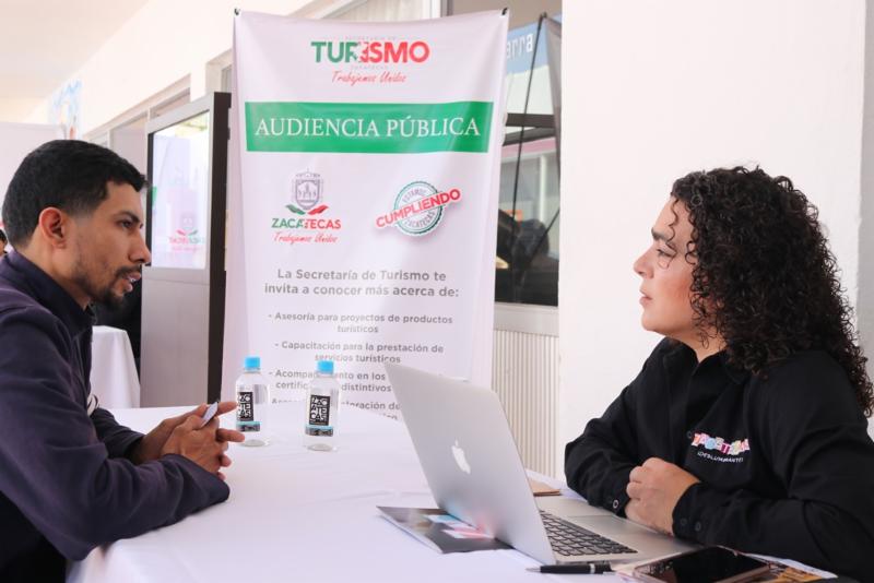 ACUDEN EMPRESARIOS, JÓVENES Y MUJERES A TERCERA AUDIENCIA DE SECRETARÍA DE TURISMO EN VILLANUEVA