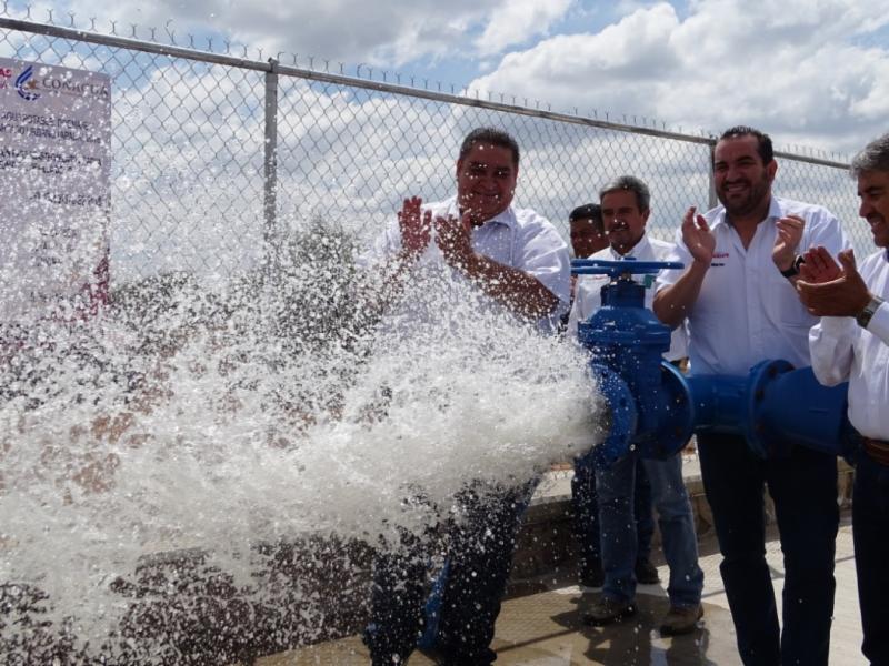 INAUGURA GOBIERNO DEL ESTADO UN POZO Y LÍNEA DE CONDUCCIÓN DE AGUA POTABLE EN VILLA DE COS
