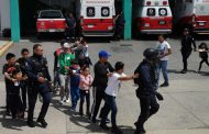 CONCIENTIZAN A INFANCIA ZACATECANA EN SEMANA NIÑOS Y NIÑAS INTERACTUANDO CON PROTECCIÓN CIVIL