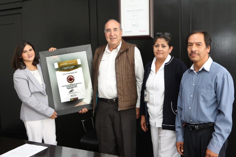 RECIBEN SEIS CENTROS DE SALUD CERTIFICADO DE CALIDAD AMBIENTAL 2019