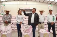 SADER ENTREGA APOYOS DE AVENA EN EL MUNICIPIO