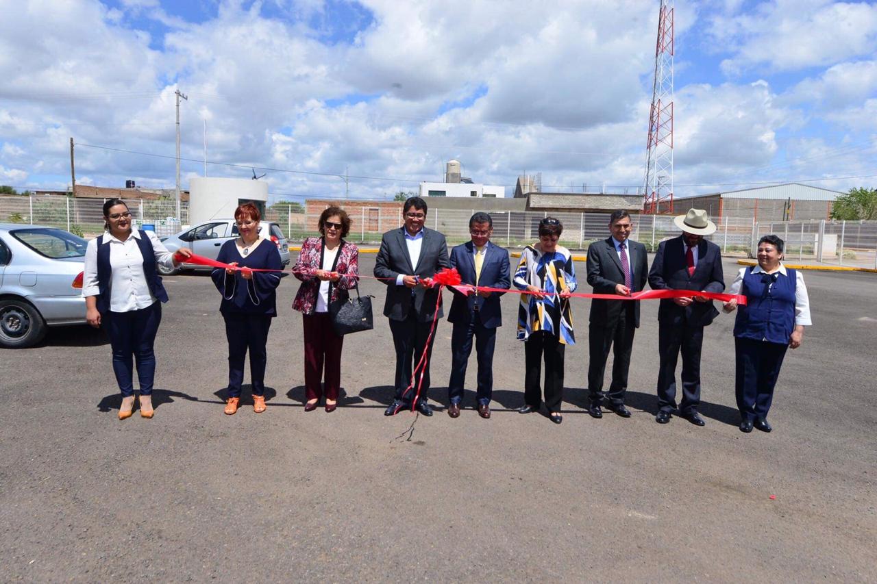 INAUGURA SAÚL MONREAL PROYECTO DE PAVIMENTACIÓN ASFÁLTICA EN EL JUZGADO DE CONTROL Y TRIBUNAL DE ENJUICIAMIENTO