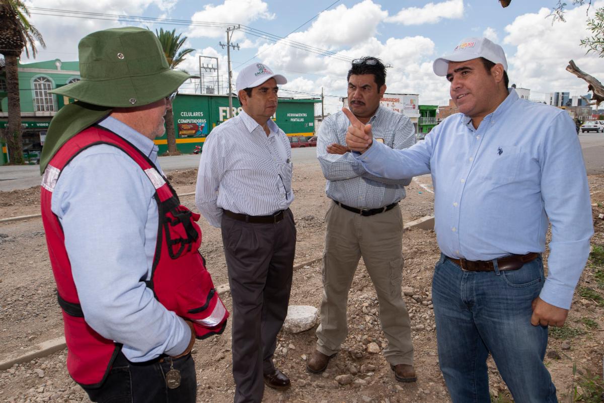 AVANZAN OBRAS EN FRESNILLO; INVIERTE GOBIERNO ESTATAL 190 MDP