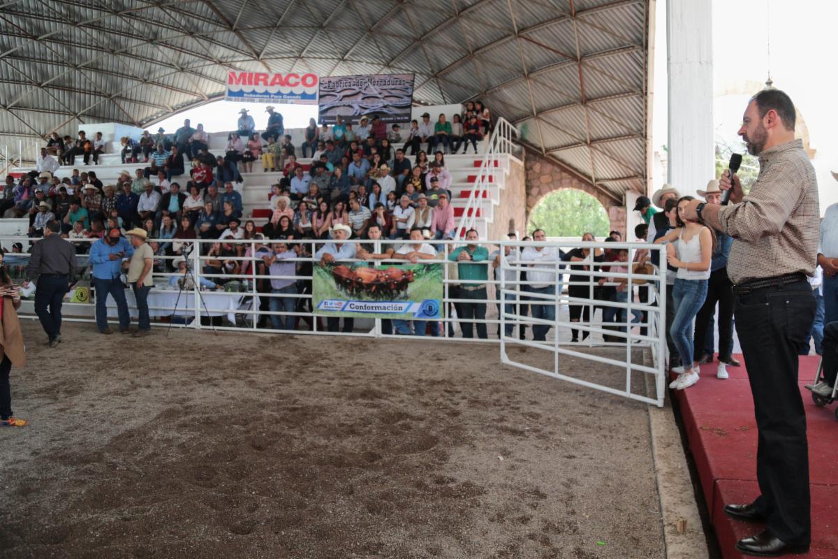 PREMIA GOBERNADOR TELLO A EXPOSITORES BEEFMASTER