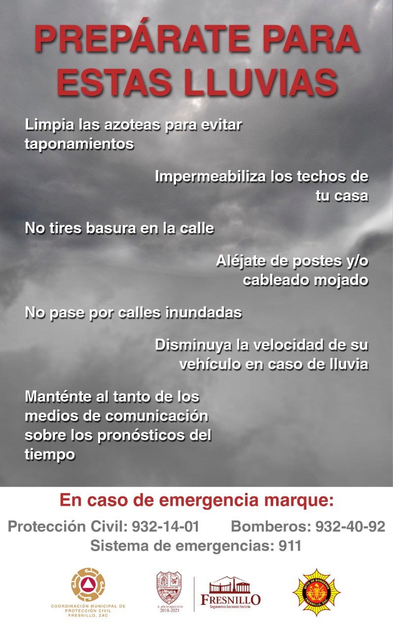 Realiza Protección Civil y Bomberos acciones en beneficio de los afectados por las lluvias