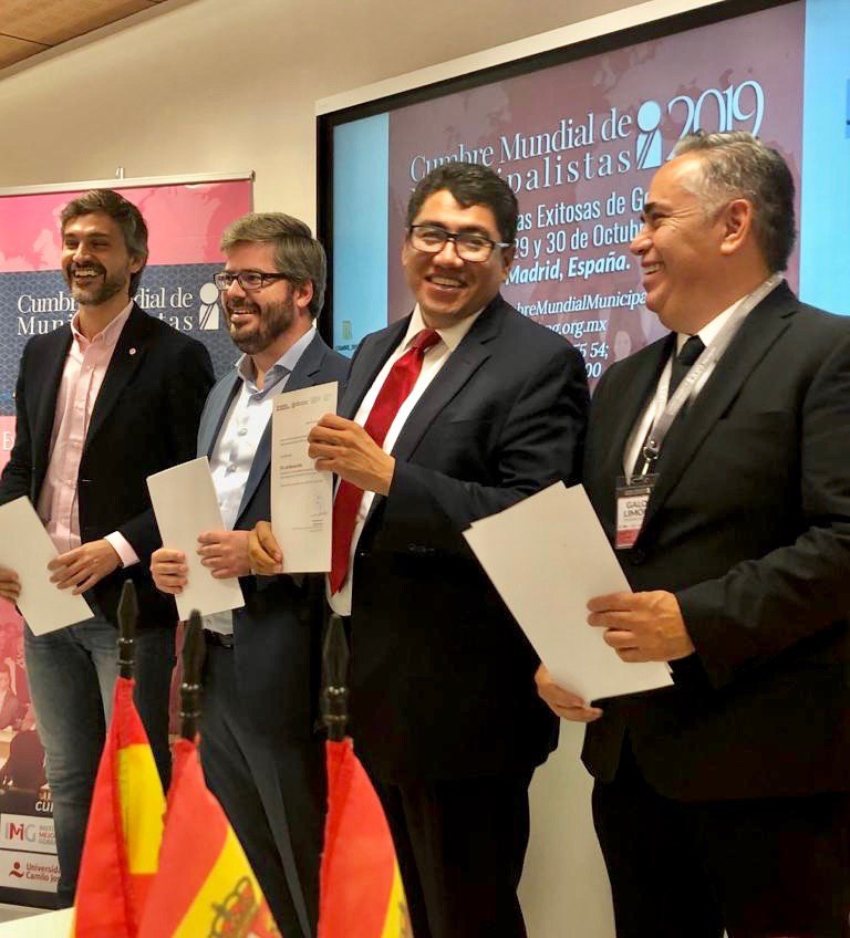 SAÚL MONREAL PARTICIPA COMO PONENTE EN LA CUMBRE MUNDIAL DE MUNICIPALISTAS