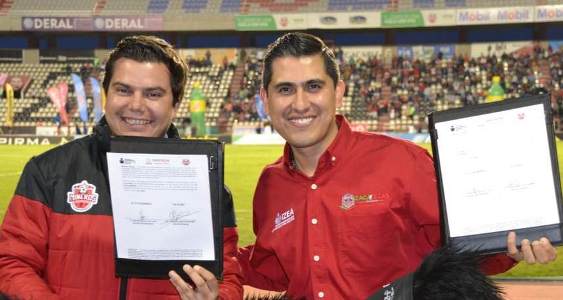 CLUB DEPORTIVO MINEROS DE ZACATECAS E IZEA FIRMAN CONVENIO PARA ATENDER REZAGO EDUCATIVO