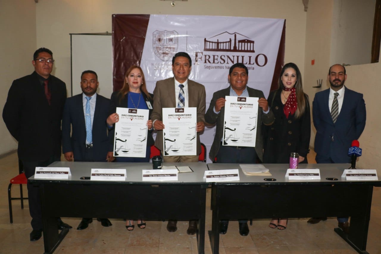 PRESENTAN EL PROYECTO “JUEZ COMUNITARIO EN TU COMUNIDAD