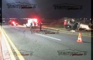 UNA MUJER MUERE EN VOLCADURA