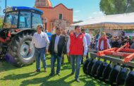 AGROPRODUCTORES DE PÁNUCO RECIBEN ARADOS, REMOLQUES, MOLINOS Y TUBERÍA DE CONDUCCIÓN