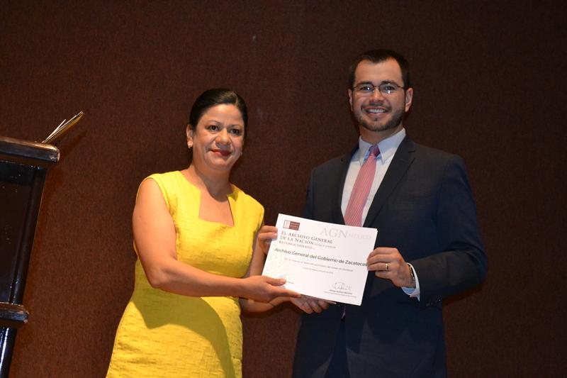 RECONOCE ARCHIVO GENERAL DE LA NACIÓN IMPULSO AL DESARROLLO ARCHIVÍSTICO EN ZACATECAS