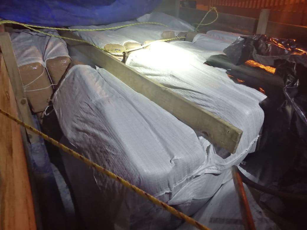 POLICÍA ESTATAL ASEGURÓ EN LA UNIRSE DE VILLANUEVA MEDIA TONELADA DE MARIHUANA