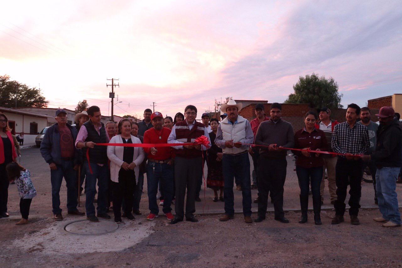 ENTREGA MONREAL ÁVILA REDES DE DRENAJE EN COMUNIDADES