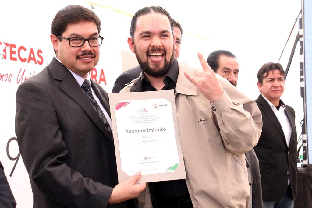 RECONOCE EL GOBIERNO DE ALEJANDRO TELLO A LOS MÚSICOS ZACATECANOS