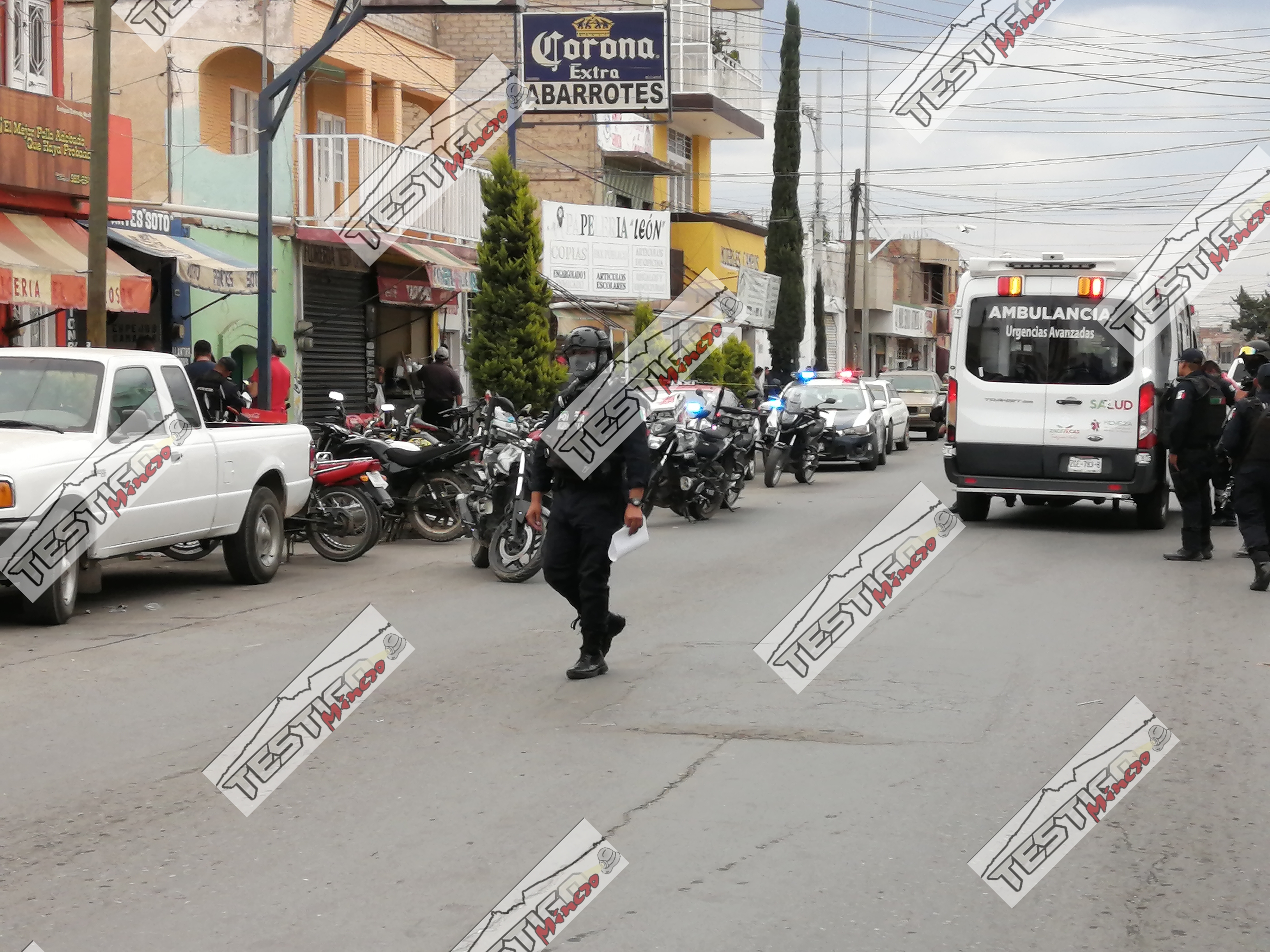 MATAN A UNO DENTRO DE UN TALLER DE MOTOS