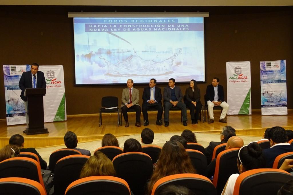 SE REALIZA EN ZACATECAS FORO REGIONAL RUMBO A LA CONSTRUCCIÓN DE LA NUEVA LEY DE AGUAS NACIONALES