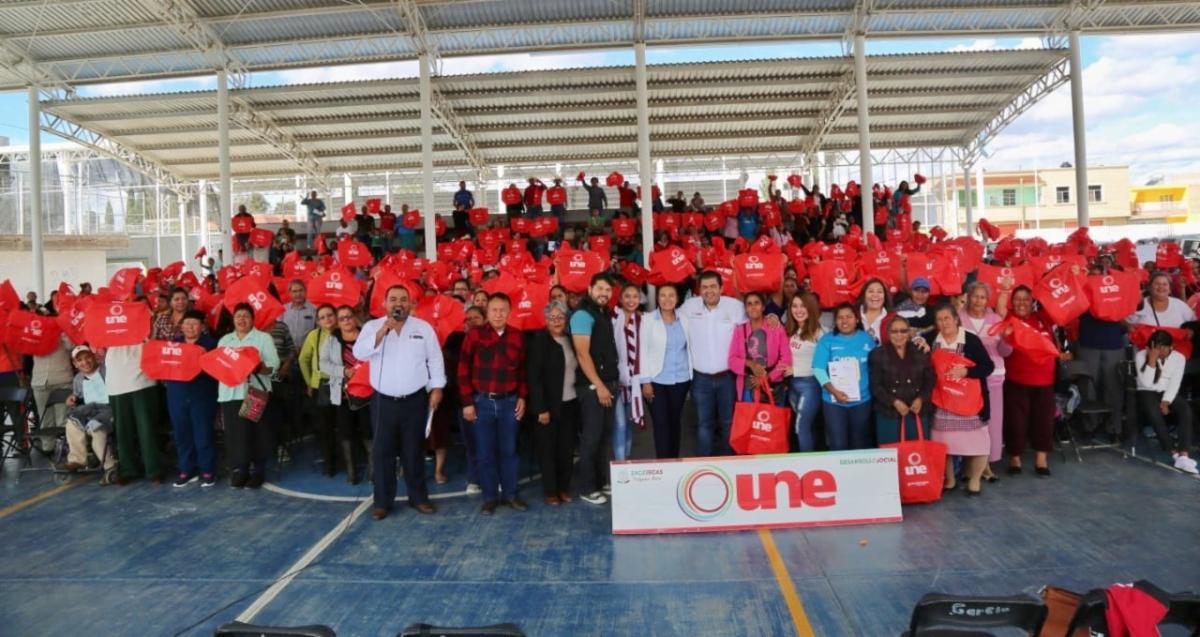 ZACATECANOS DE CUATRO MUNICIPIOS RECIBEN MÁS DE MIL APOYOS SOCIALES DE LA ESTRATEGIA UNE