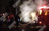 VUELCA, SE INCENDIA Y MUERE