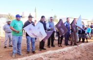 SAÚL MONREAL DA ARRANQUE A LA CONSTRUCCIÓN DE BARDA PERIMETRAL EN ESCUELA DE RANCHO GRANDE
