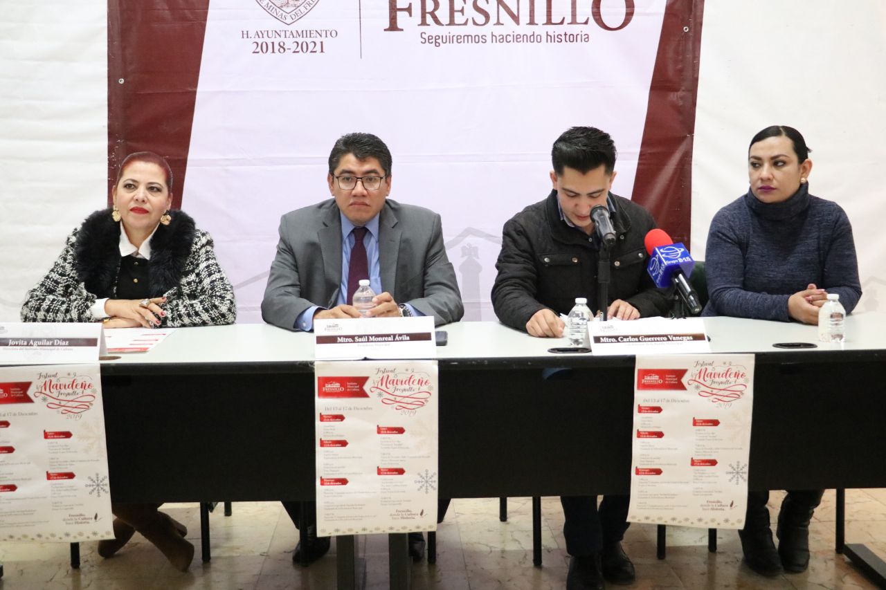 SE ANUNCIA EL FESTIVAL NAVIDEÑO FRESNILLO 2019