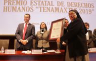 Villa Infantil de Fresnillo recibe el Premio Estatal de Derechos Humanos “Tenamaxtle 2019”