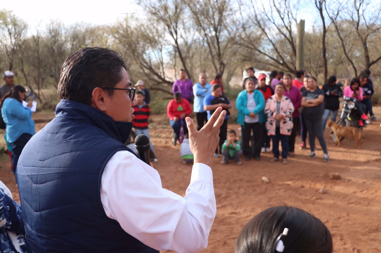 EL ALCALDE SAÚL MONREAL DA ARRANQUE A LA REHABILITACIÓN DE POZO EN COMUNIDAD EL TIGRE