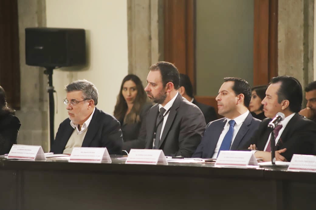 ACUERDAN GOBERNADORES Y FEDERACIÓN REGLAMENTAR MESAS DE SEGURIDAD PARA GARANTIZAR COORDINACIÓN