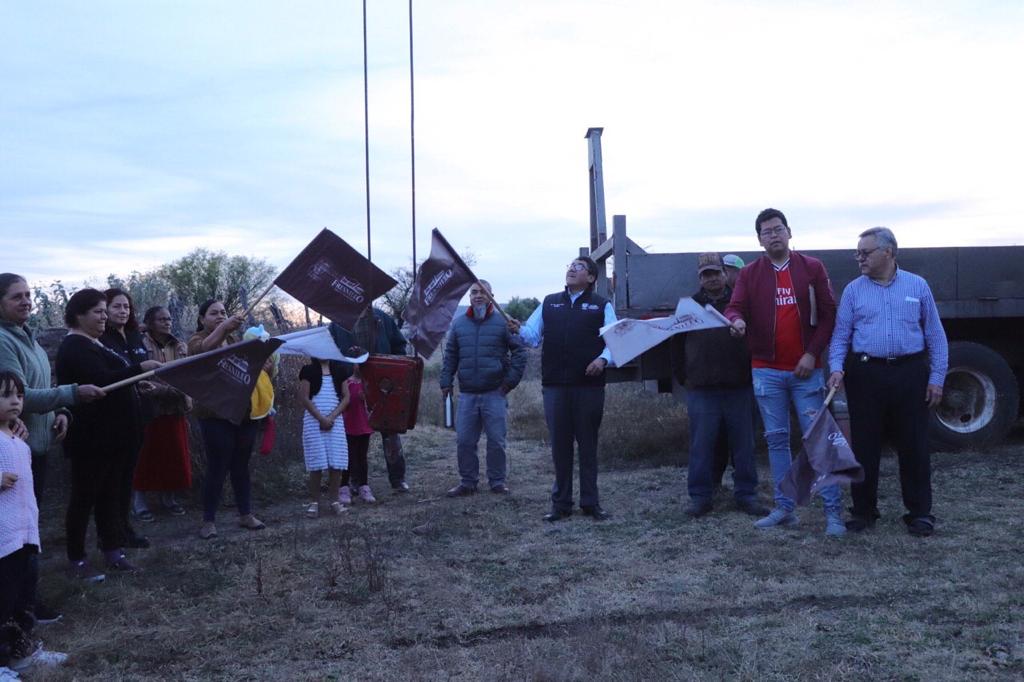 PARA MEJORAR LAS CONDICIONES DE VIDA EN PORFÍAS ARRANCA SAÚL MONREAL EQUIPAMIENTO DE LA NORIA