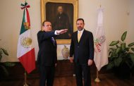 GOBERNADOR TOMA PROTESTA A RECTOR DE UPZ CAMPUS FRESNILLO Y A DIRECTOR DE CECYTEZ