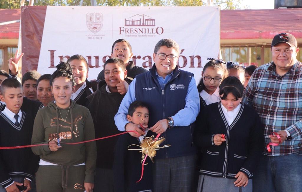 ENTREGA SAÚL MONREAL UN DOMO EN EL PARDILLO II