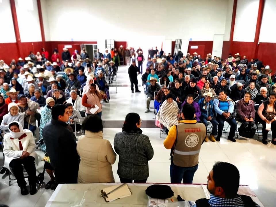 Entrega Gobierno de México 8 mdp a los adultos mayores de siete municipios