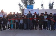 INAUGURA ALCALDE SAÚL MONREAL DOMO EN ESCUELA DE PUEBLA DEL PALMAR