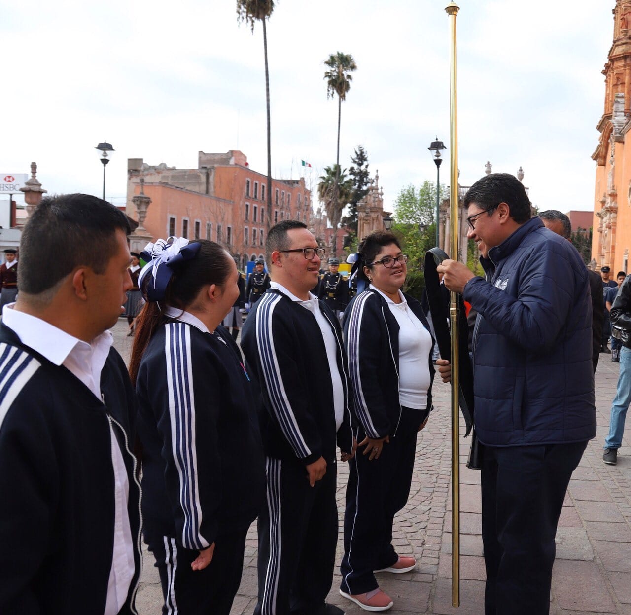 REALIZAN CONCURSO DE ESCOLTAS “PROFESOR LUIS ENRIQUE PAVÓN ZUÑIGA” EN LA EXPLANADA DE LA PRESIDENCIA ﻿
