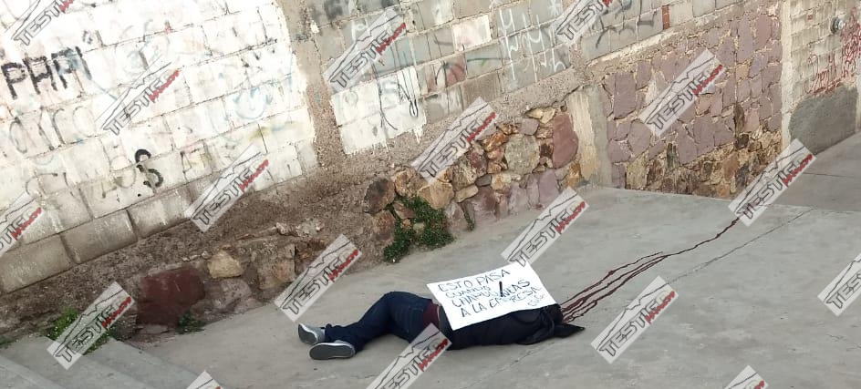 DEJAN EJECUTADOS Y NARCO - MANTA EN VARIOS MUNICIPIOS