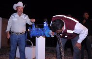 SAÚL MONREAL INAUGURA CASETA DE POZO DE AGUA POTABLE EN LA COMUNIDAD OJO DE AGUA DE RAMOS