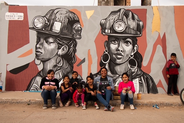 COMO PARTE DE LAS ACTIVIDADES DE PREVENCIÓN DEL DELITO, PINTAN 19 MURALES EN FRESNILLO