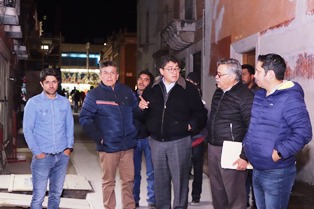 SUPERVISA SAÚL MONREAL REHABILITACIÓN DE FACHADAS EN EL CENTRO HISTÓRICO DE FRESNILLO