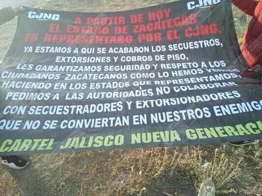 TAPIZAN FRESNILLO DE NARCO - MANTAS