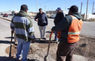 INICIA EL PROGRAMA DE BACHEO EN EL BOULEVARD JESÚS VARELA RICO