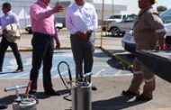 DESINFECTAN EL TRANSPORTE PÚBLICO EN FRESNILLO