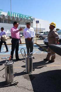 DESINFECTAN EL TRANSPORTE PÚBLICO EN FRESNILLO