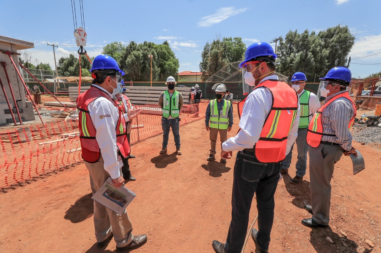 SUPERVISA GOBERNADOR TELLO CONSTRUCCIÓN DE MÓDULO DE HOSPITALIZACIÓN COVID-19 FRESNILLO
