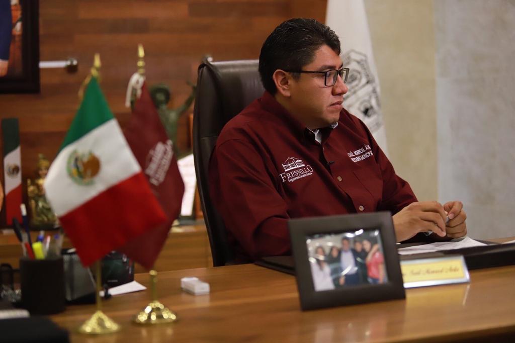 ALERTA EL ALCALDE SAÚL MONREAL SOBRE LLAMADAS DE EXTORCIÓN A COMERCIANTES