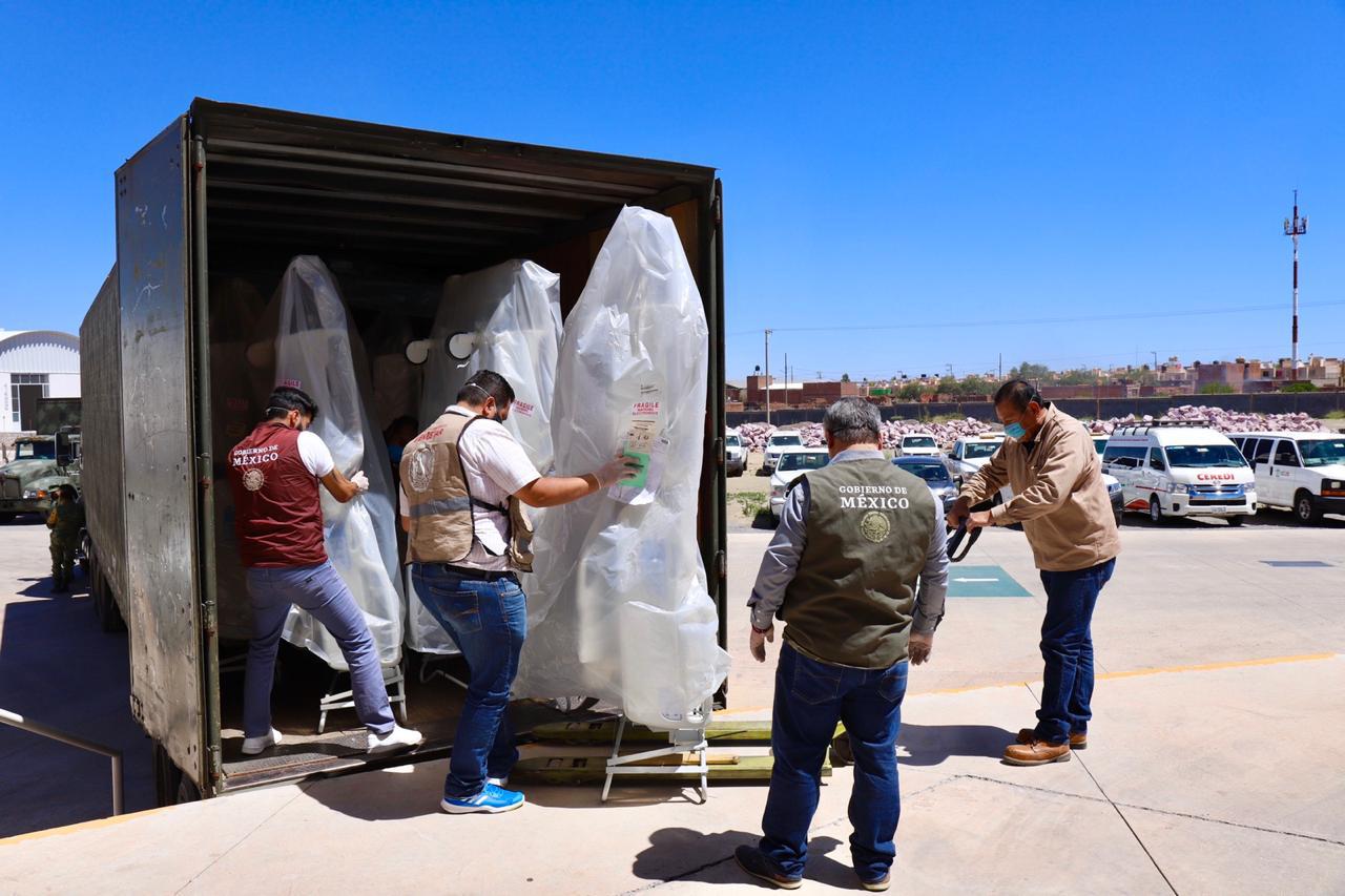 Zacatecas recibe 50 camas para atención hospitalaria por el Covid-19