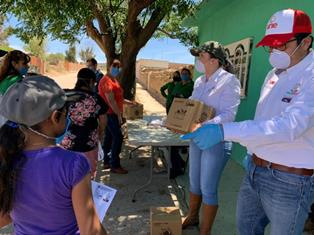 SE BENEFICIAN FAMILIAS DE CHALCHIHUITES CON APOYOS SOCIALES EMERGENTES