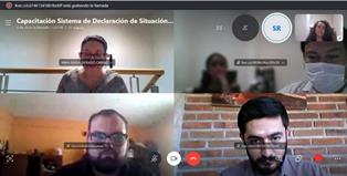CAPACITA GOBIERNO ESTATAL EN EL USO DEL SISTEMA PARA DECLARACIÓN PATRIMONIAL