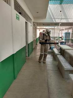 SECRETARÍA DE SALUD DE ZACATECAS CONTINÚA LABORES DE SANITIZACIÓN EN DIVERSOS MUNICIPIOS