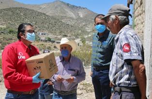 ENTREGA GOBIERNO ESTATAL APOYOS ALIMENTARIOS EN EL SEMIDESIERTO ZACATECANO